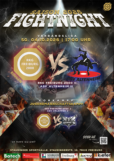 Fightnight RKG Freiburg II gegen ASV Altenheim am 04.10.2026
